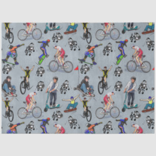 Papier Mousseline Activités de plein air sur skateboards