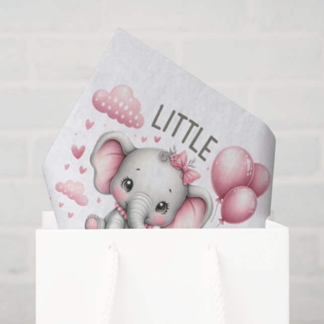 Papier Mousseline Adorable Girl Little Peanut  (Sac cadeau)