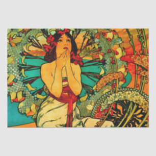 Papier Mousseline Affiche de Monaco Monte Carlo par Alphonse Mucha