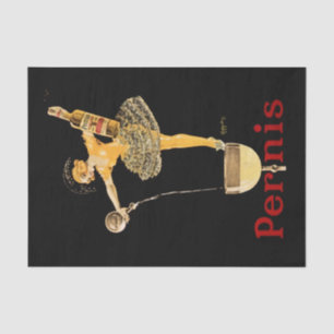 Papier Mousseline Affiche publicitaire pour le vin Pernis de Leonett