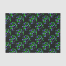 Afro Diva Vert & Bleu