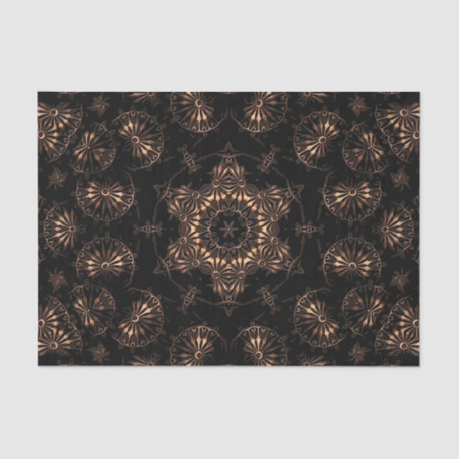 Papier Mousseline Âge de bronze Mandala (Recto)