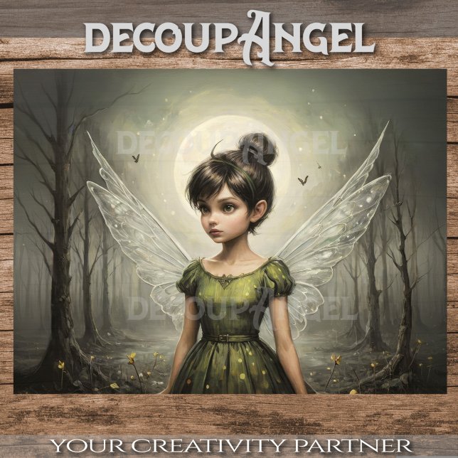 Papier Mousseline Ailes d'argent - Tinkerbell explore la Forêt magiq (Créateur téléchargé)