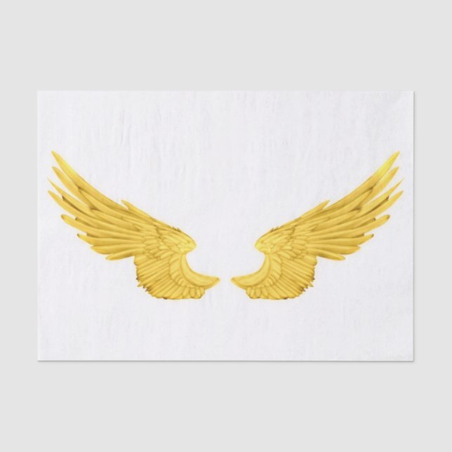 Papier Mousseline Ailes d'or d'ange de Falln (Recto)
