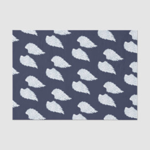 Papier Mousseline Ailes et marine assez blanches d'ange