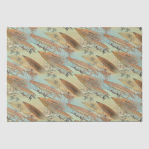 Papier Mousseline Airships vintage style Steampunk en Motif de vol