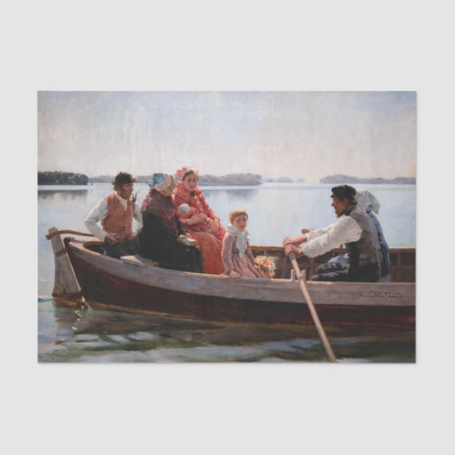 Papier Mousseline Albert Edelfeel - Aller au baptême (Recto)