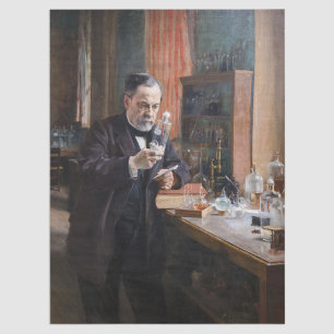 Papier Mousseline Albert Edelfeue - Portrait de Louis Pasteur