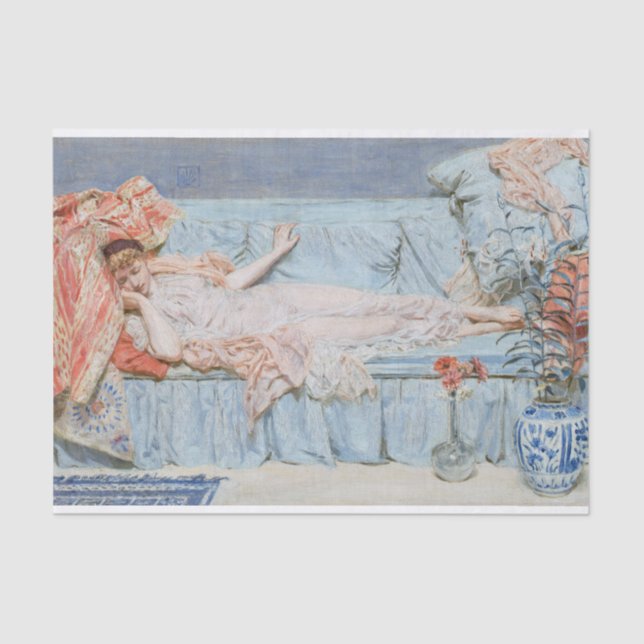 Papier Mousseline Albert Joseph Moore | Lilies (1866) (Recto)