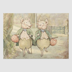 Papier Mousseline Alexander et Pigling Bland par Beatrix Potter