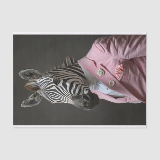 Papier Mousseline Alexandre le Zèbre (Recto)