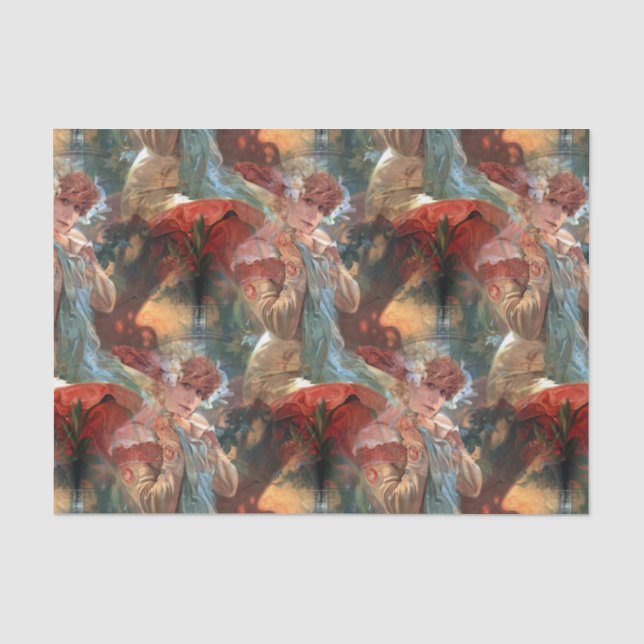 Papier Mousseline Alfons Mucha Lefevre 1903 Utile (Recto)