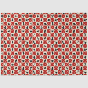 Papier Mousseline Alice au pays des merveilles Conception 12