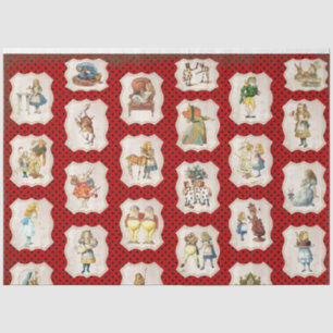 Papier Mousseline Alice au pays des merveilles Conception 6