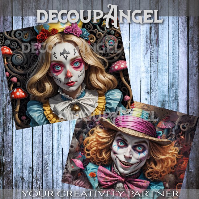 Papier Mousseline Alice et le découpage de la haine (Créateur téléchargé)
