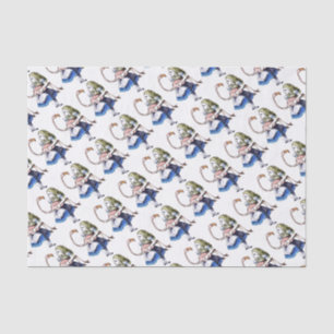 Papier Mousseline Alice et Pink Flamingo