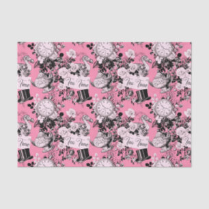 Papier Mousseline Alice Teatime Vintage rose