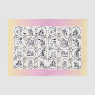 Papier Mousseline Alice Tissue Paper - 15 gsm (10 lb), blanc