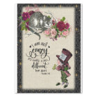 Alice vintage au pays des merveilles Chat et Hatte