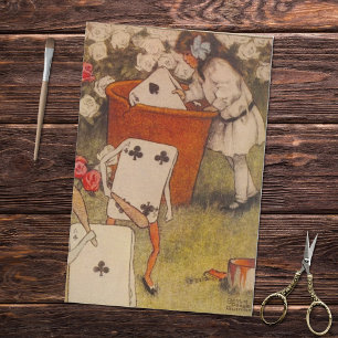 Papier Mousseline Alice's Adventures in Wonderland Club Cartes