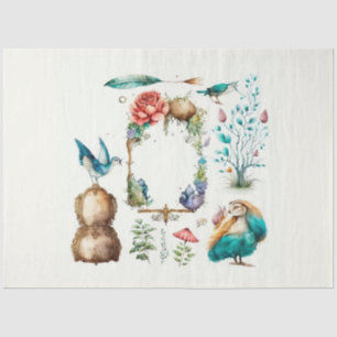 Papier Mousseline Alice's Tea Party Series Design 10