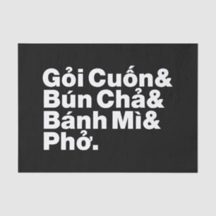 Papier Mousseline Alimentation de rue vietnamienne