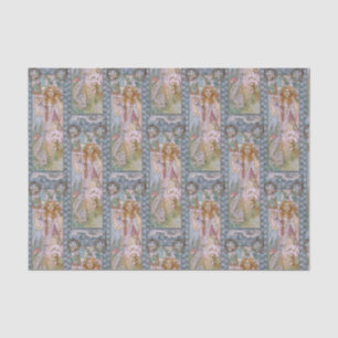 Papier Mousseline Alphonse Maria Mucha – Jugendstil Art nouveau DIY