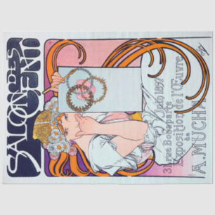 Papier Mousseline Alphonse Mucha