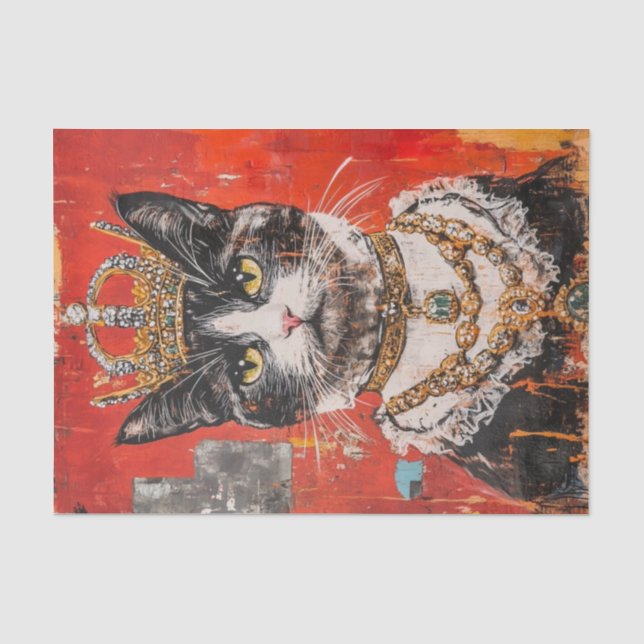 Papier Mousseline Altesse royale du chat1 (Recto)