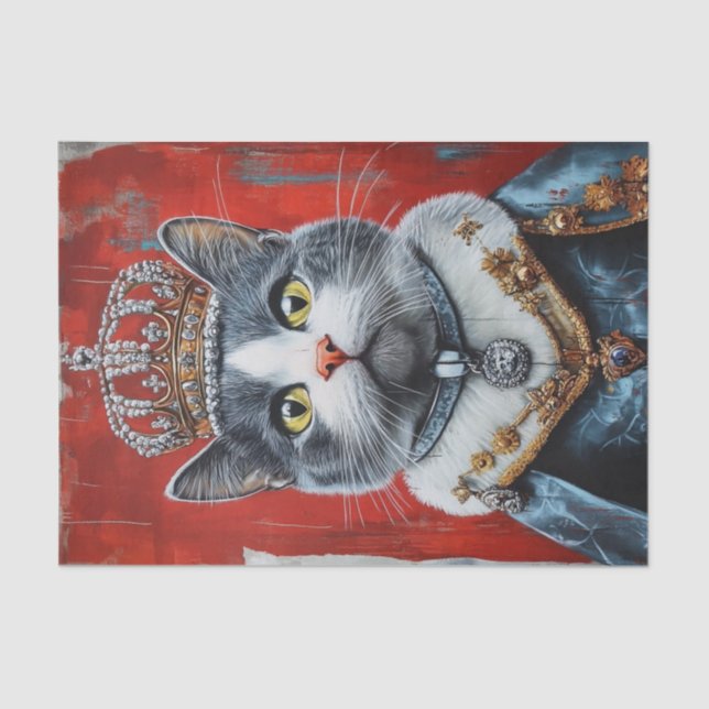Papier Mousseline Altesse royale du chat8 (Recto)