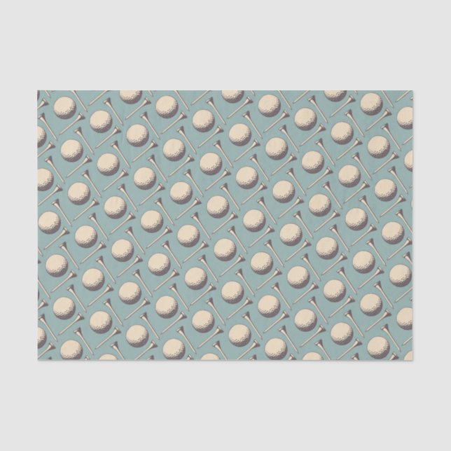 Papier Mousseline Amant de golf (cru) (Recto)