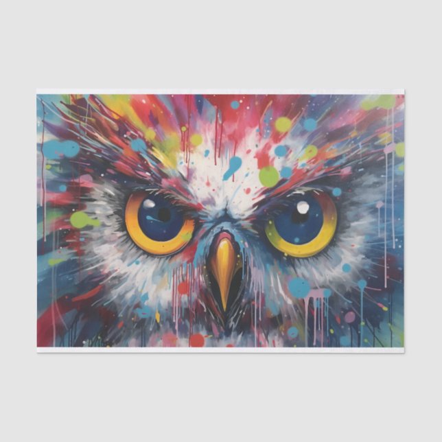 Papier Mousseline Amateurs de chouette Decoupage (Recto)