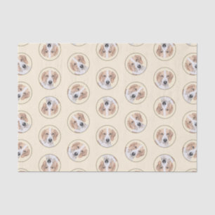 Papier Mousseline American Foxhound Red Walker mignonne Peinture Chi
