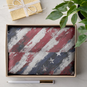 Papier Mousseline Americana Stars & Stripes - 10 livres, 17 pouces x