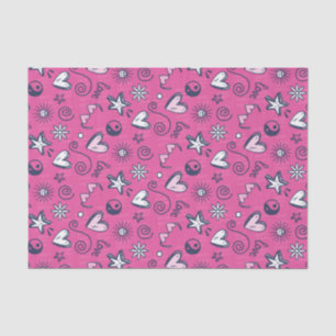 Papier Mousseline Amour de Teen Mignon Motif Doodle pour la Saint-Va