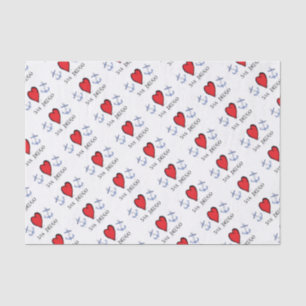 Papier Mousseline amour San Diego