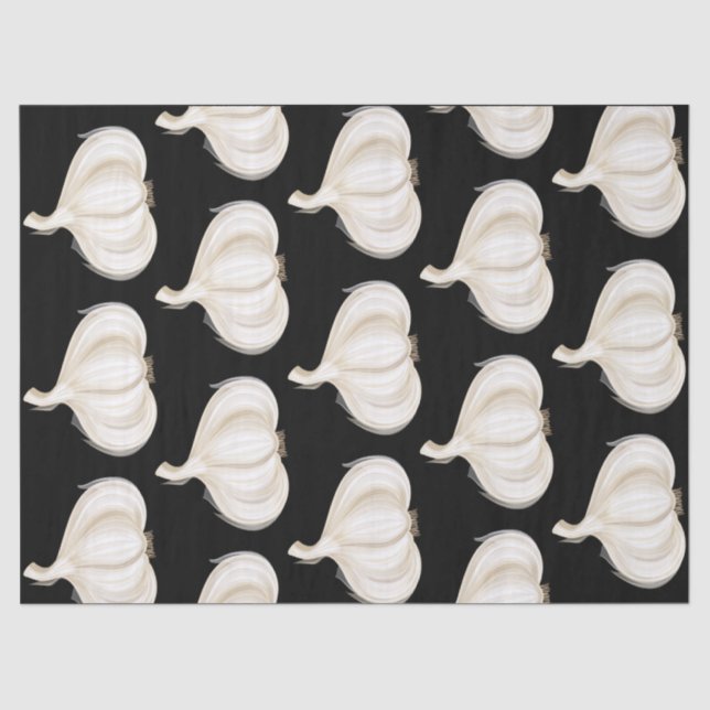 Papier Mousseline Ampoules d'ail (Recto)