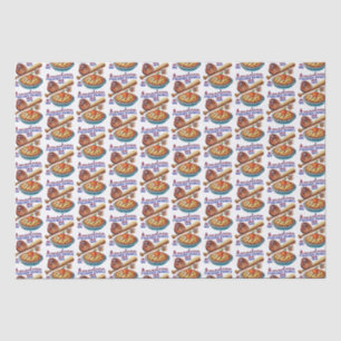 Papier Mousseline Amusant américain comme Baseball & Pomme Pie