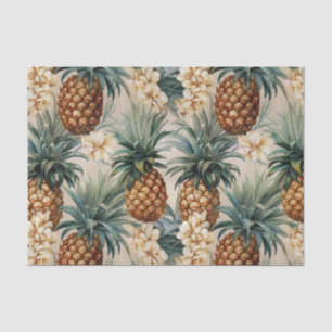 Papier Mousseline Ananas tropicaux Mariage floral