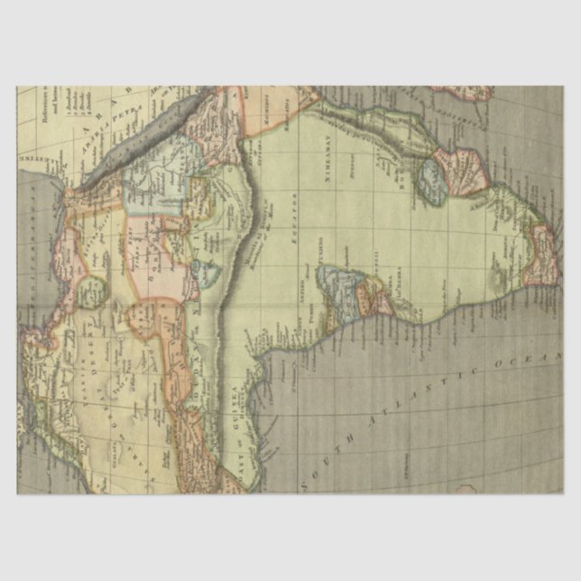 Papier Mousseline Ancienne carte série 1 Design 13 (Recto)