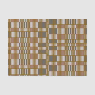 Papier Mousseline Andrea Brand #6 Bars Brown Mid Century Moderne 
