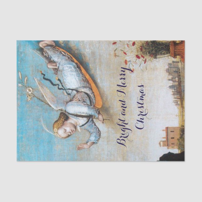 PAPIER MOUSSELINE ANGEL D'ANNONCIATION DE VOL (Recto)