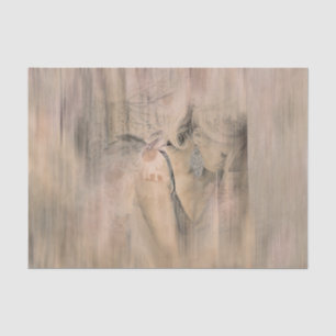 Papier Mousseline Angel Elegant Boho Floral Antique Sepia Ethereal