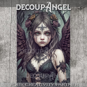 Papier Mousseline Angel gothique : Lily - Découpage -