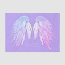 ANGEL WINGS Fairy Purple Nom personnalisé