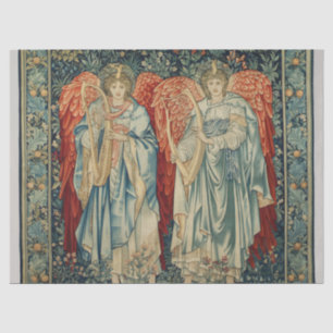 Papier Mousseline Angeli Laudantes par Sir Edward Burne-Jones