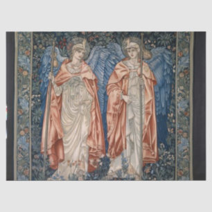 Papier Mousseline Angeli Ministrantes par Sir Edward Burne-Jones