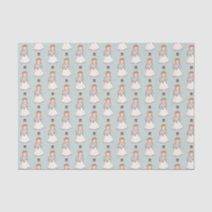 Papier Mousseline Anne des pignons verts