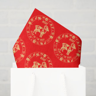 Papier Mousseline Année d'or de la Chèvre 2027