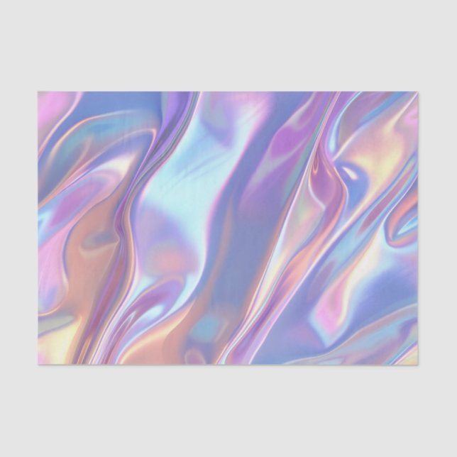 Papier Mousseline Anniversaire Mariage Anniversaire Iridescente Fabr (Recto)